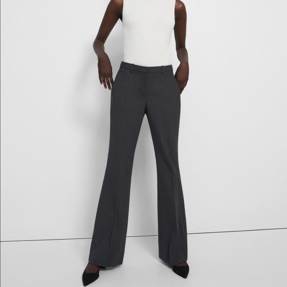 Classic Theory dress pants. Dark Charcoal. Excellent condition, recent dry clean